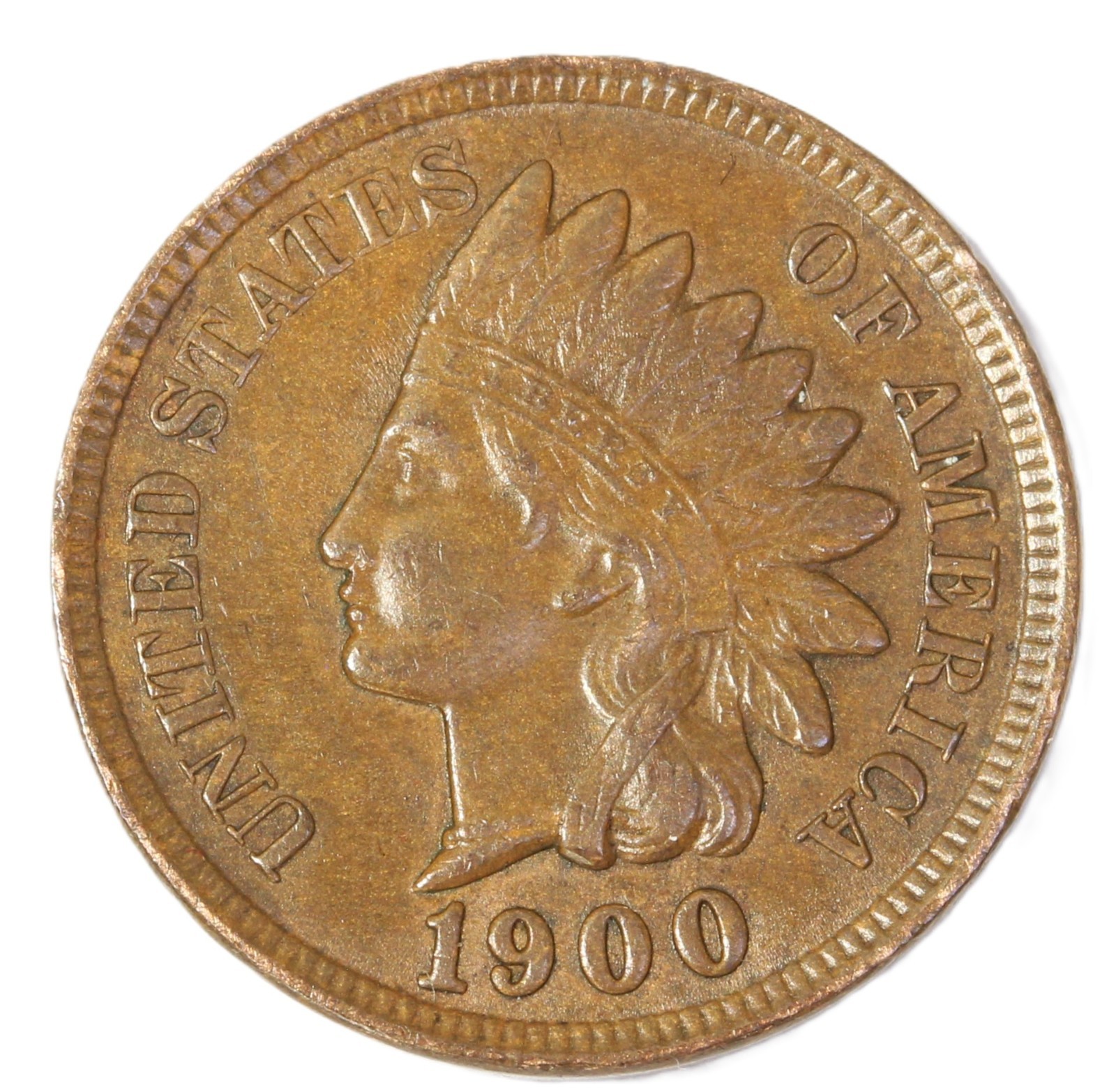 1900 1C BN Indian Cent- Choice EF- SMH-2270