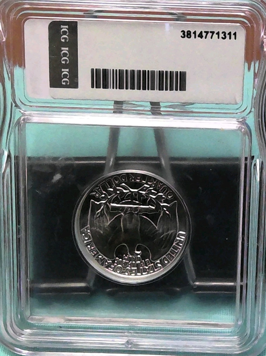 1964 Washington Quarter 25C Proof Silver ICG PR70