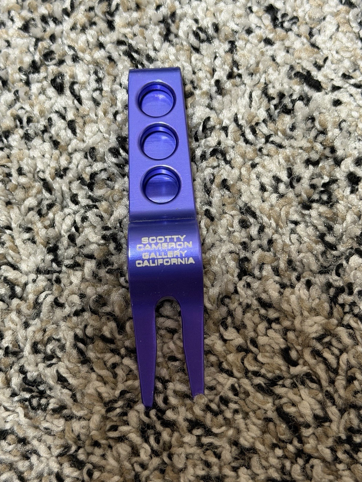 Scotty Cameron Purple Divot Tool - Scotty Crown - RARE -