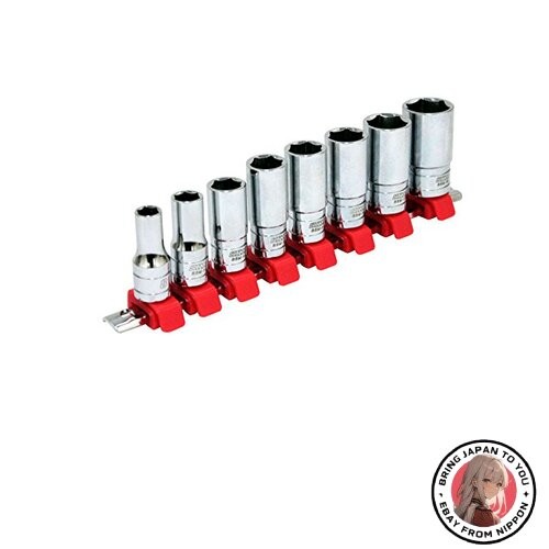 SK11 Semi-Deep Socket Set 9.5 mm 3/8 in Drive 8-17 mm