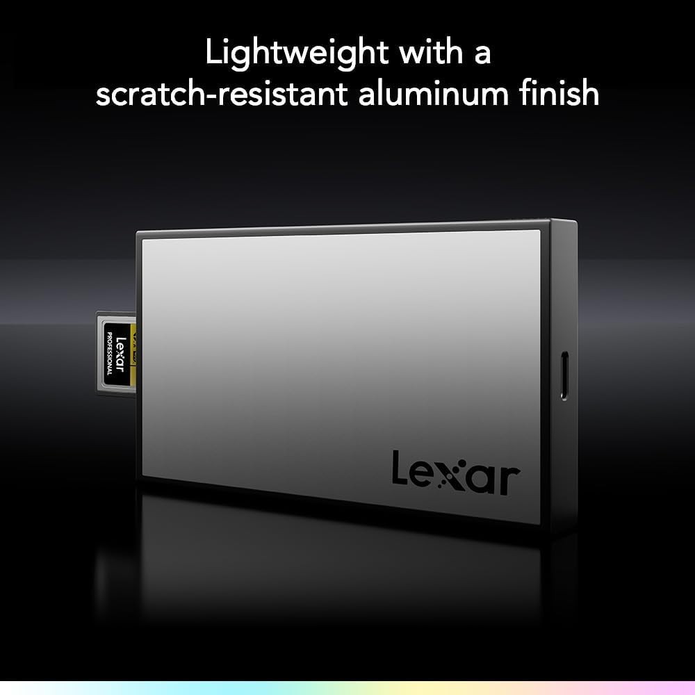 Lexar Workflow CFexpress Type A 4.0 Card Reader Up to 40Gbps USB-C