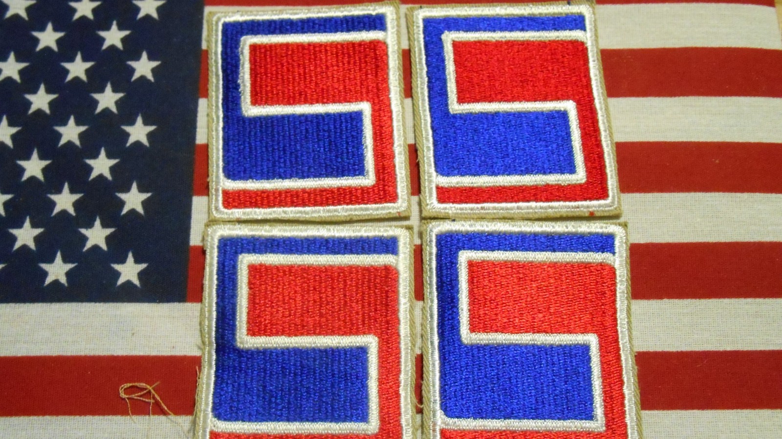 US ARMY WWII WW2  69TH INFANTRY DIVISION C/E ORIGINAL LOT OF 4 PATCHES
