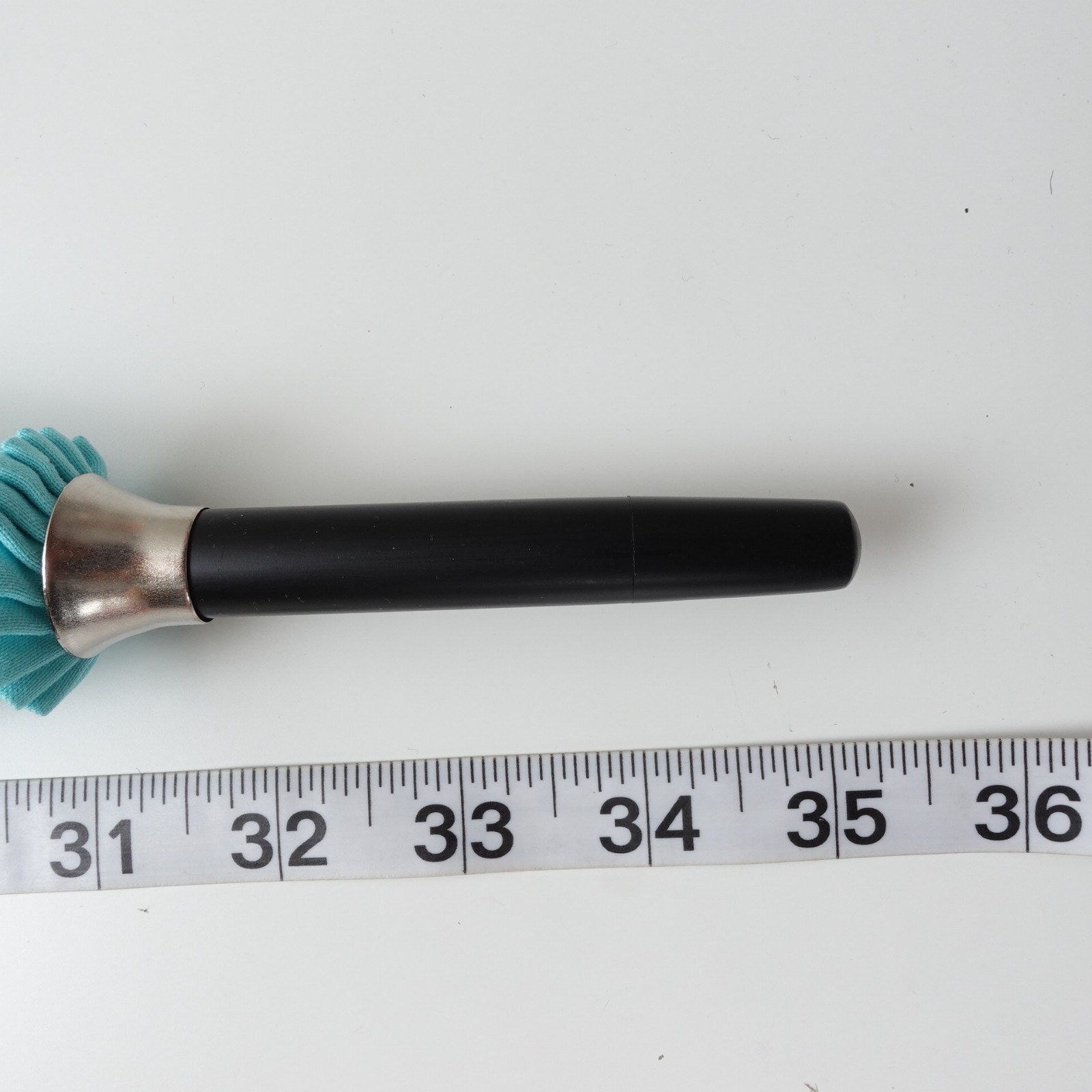 Rare Tiffany & Co 40” Umbrella Long Black Plastic Handle Fully Automatic Staff