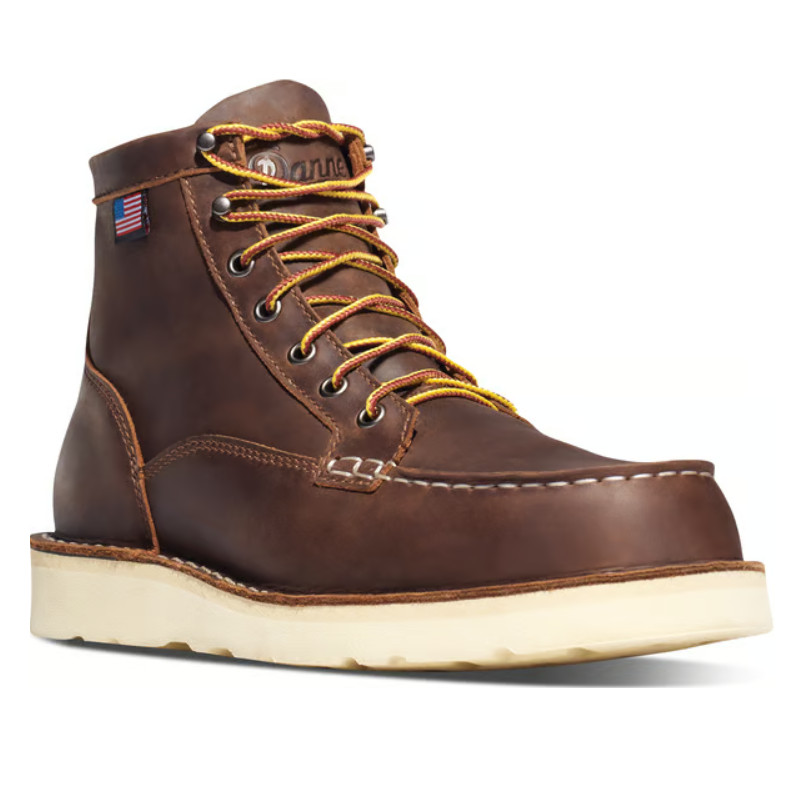 Danner Men's Bull Run Moc Toe 6" Work Boot - Free Shipping
