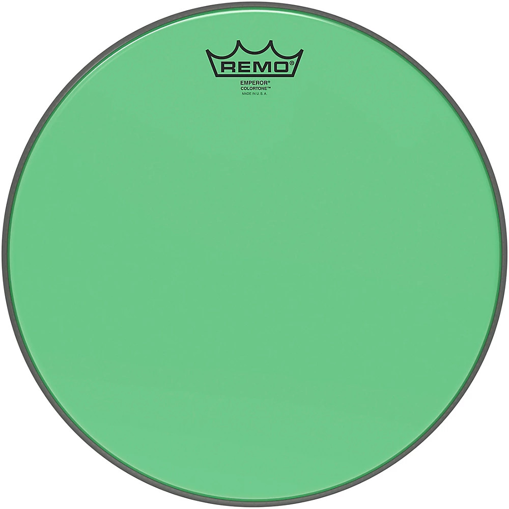 Remo Emperor Colortone Green Drum Head 13 in.