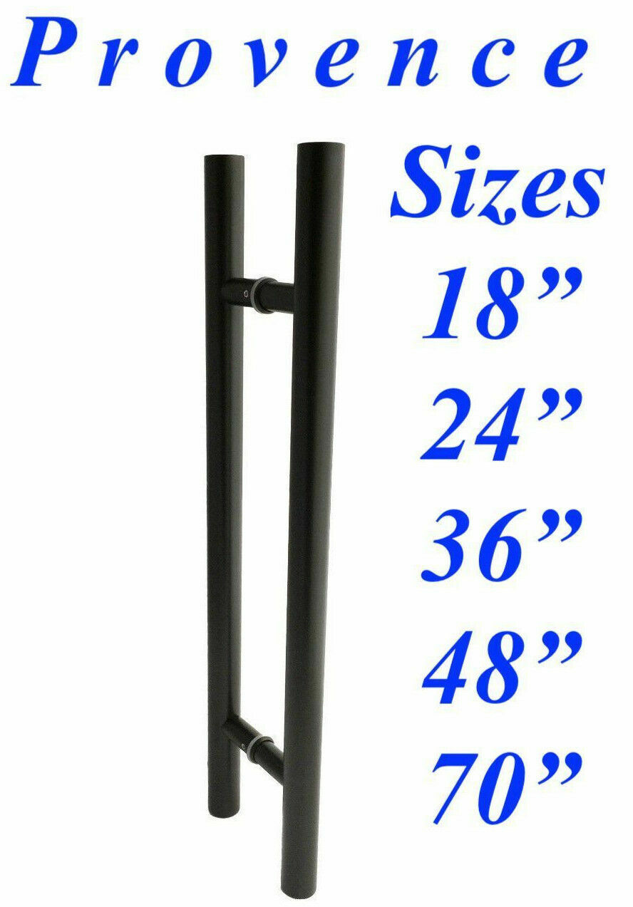 Ladder Style Back-to-Back Entry Door Pull Handle Matte Black high quality