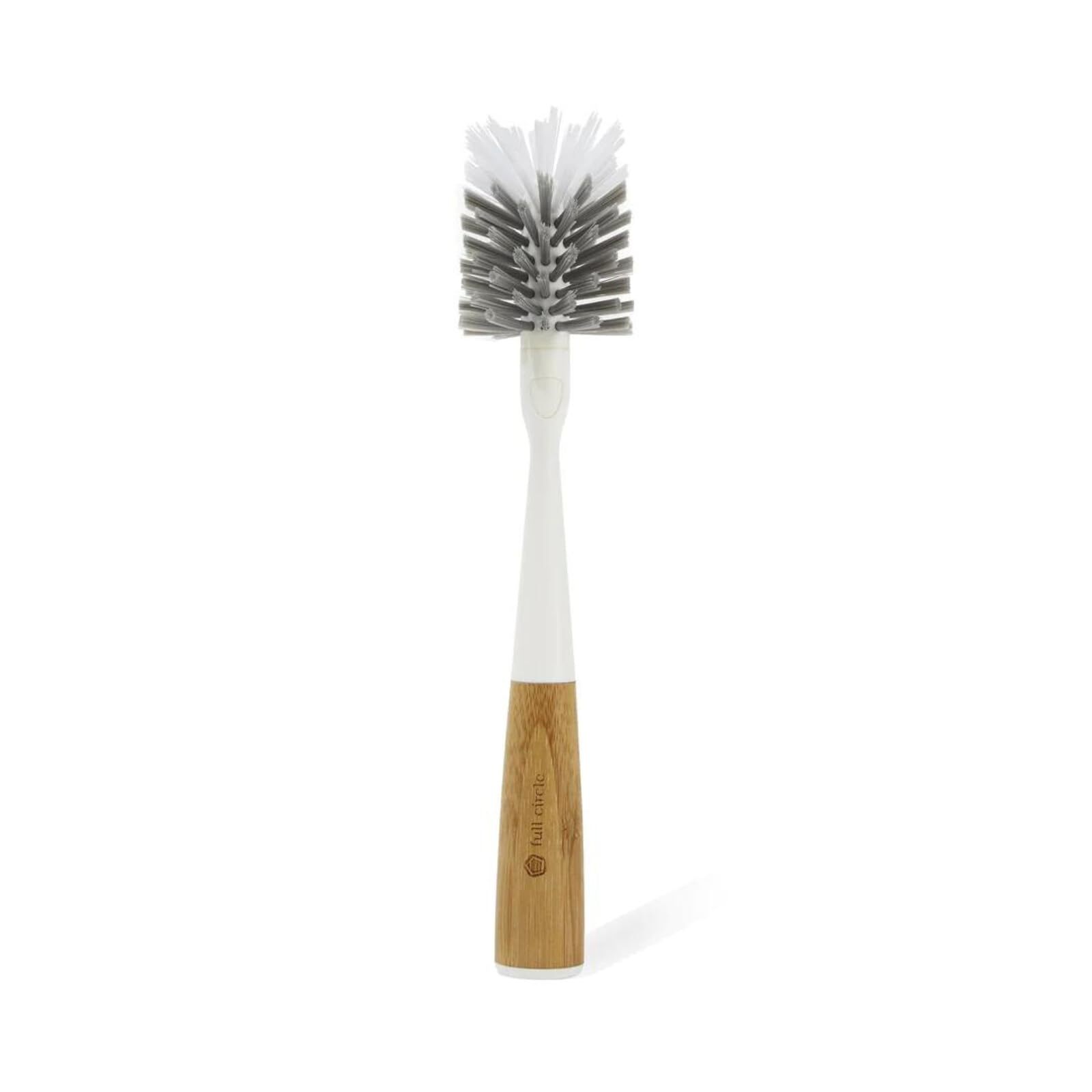 Full Circle Bamboo Bottle Brush with Replaceable Head for Eco-Friendly Cleaning