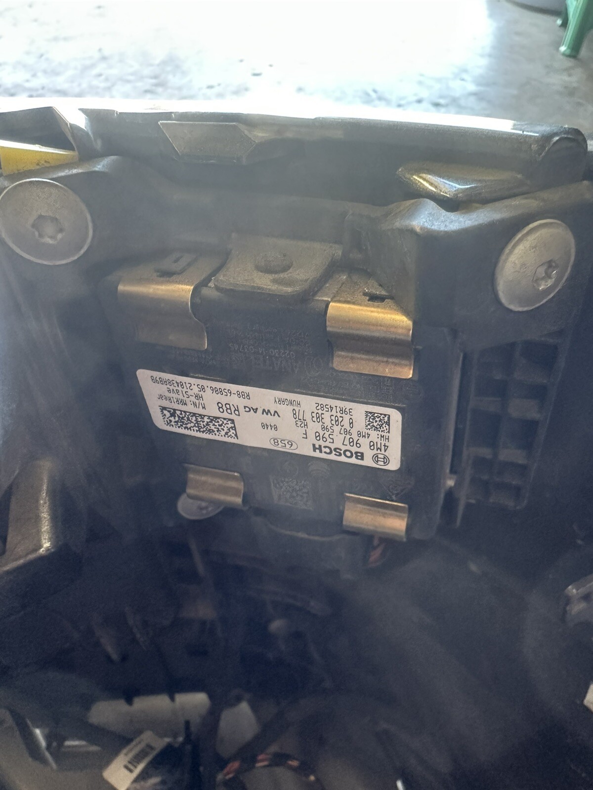 Audi VW Original 4M Radar Sensor Bosch 4M0907590F Left Side