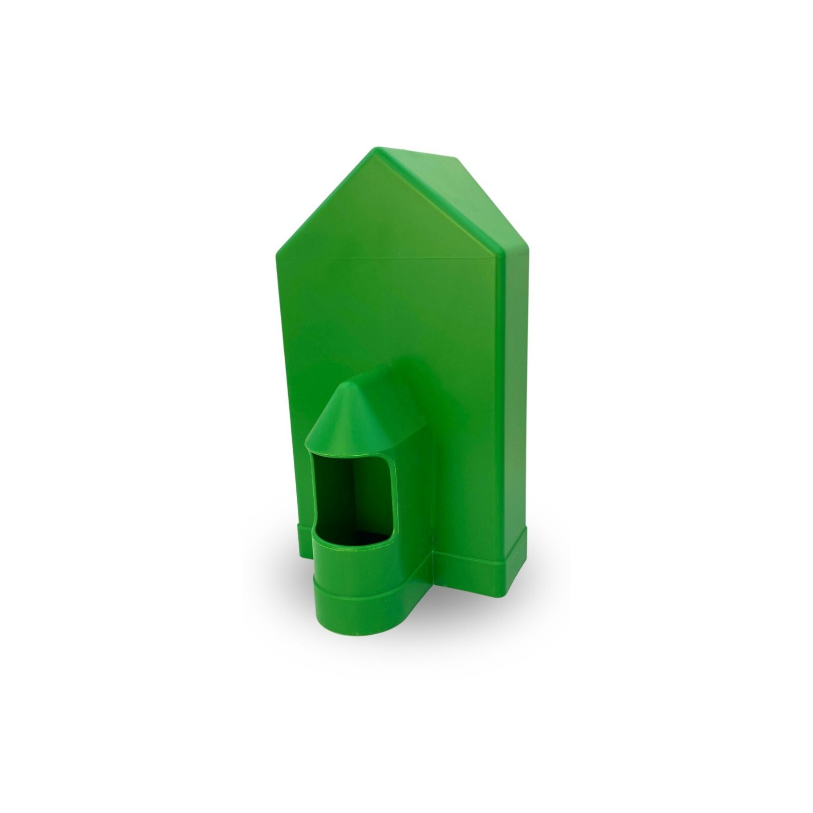 Corner Waterer for Pigeons, Birds and Poultry (2 liters)  Non-detachable, Green.
