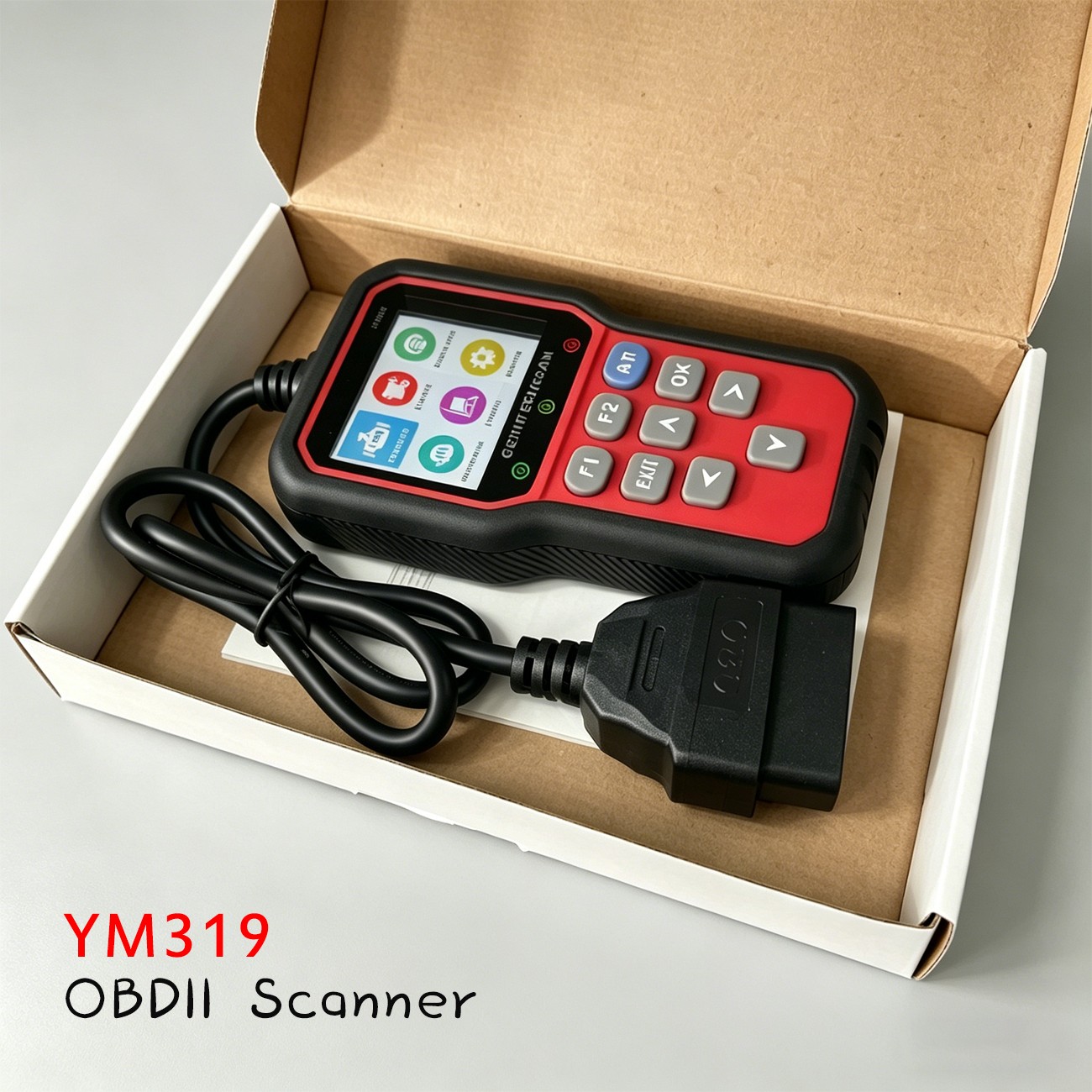 OBD2 Tool for Ford Mustang 1996-2025 Live Data 9 Protocols Plug & Play