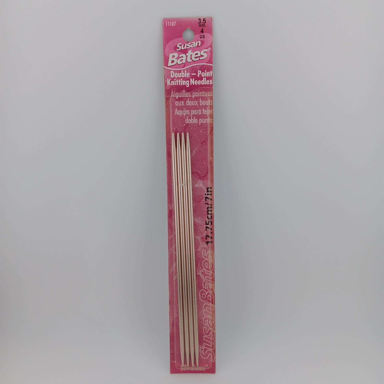 Susan Bates - Double Point Knitting Needles - 7" - 4 US / 3.5 MM