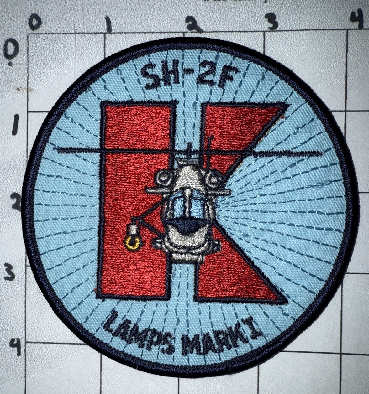 1980s - GWOT Era USN Navy SH-2F Lamps Mark 1 K Patch (19)
