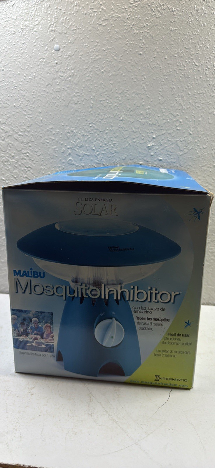 Malibu Mosquito Inhibitor Battery Powered Black Mosquitoes 100sq ft