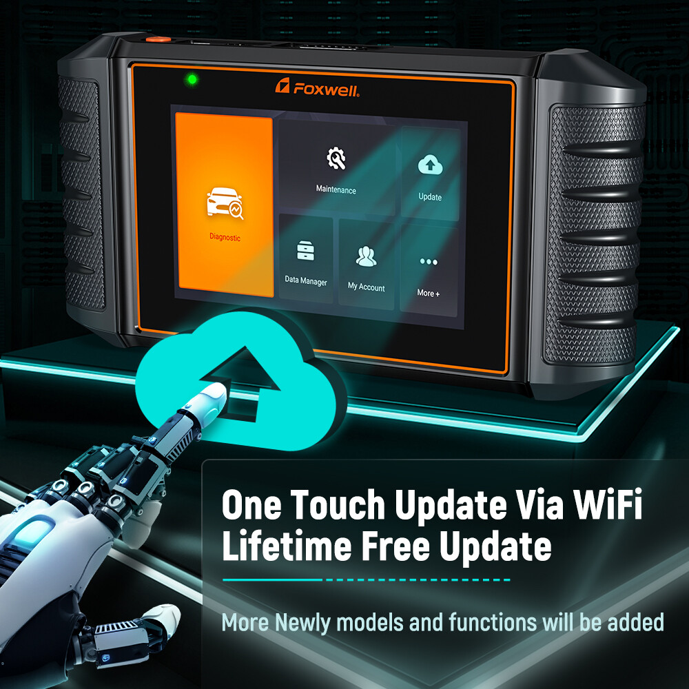 FOXWELL NT726 Full System OBD2 Scanner Diagnostic Tool DPF Regen Injector Coding