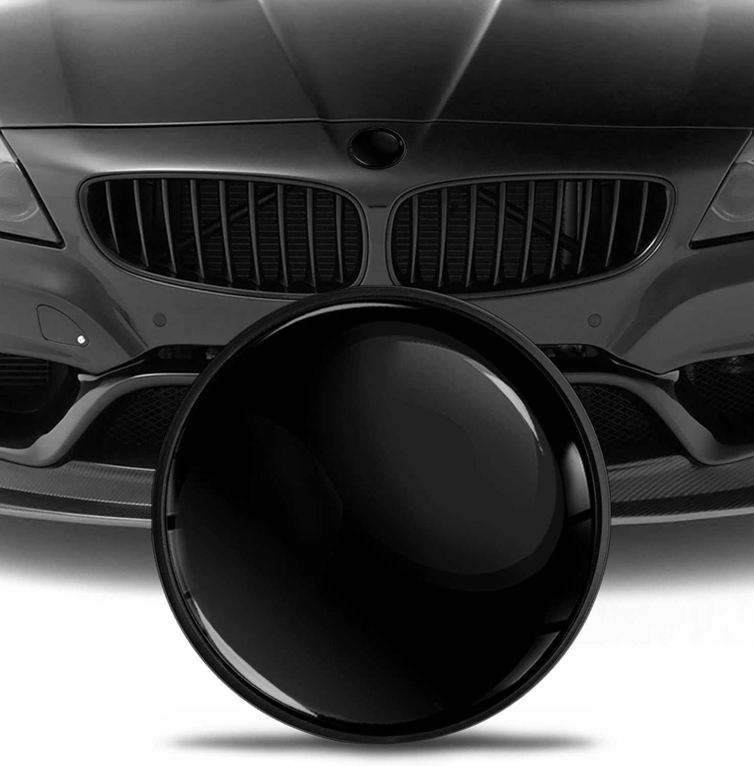 Compatible with BMW Black Emblem 51148132375 Front/Bonnet/Trunk Tuning Logo Size