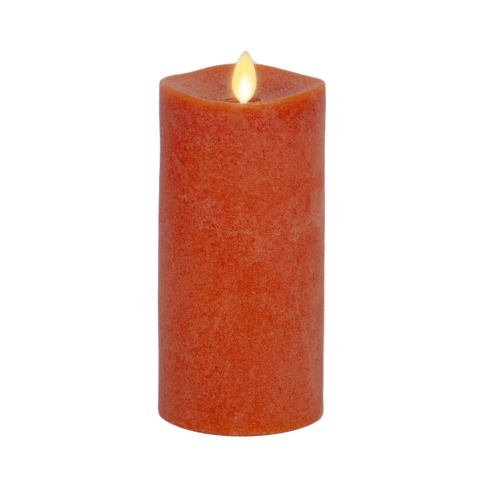 Luminara - Flameless LED Battery Operated Flickering Pillar Candles - Burnt O...
