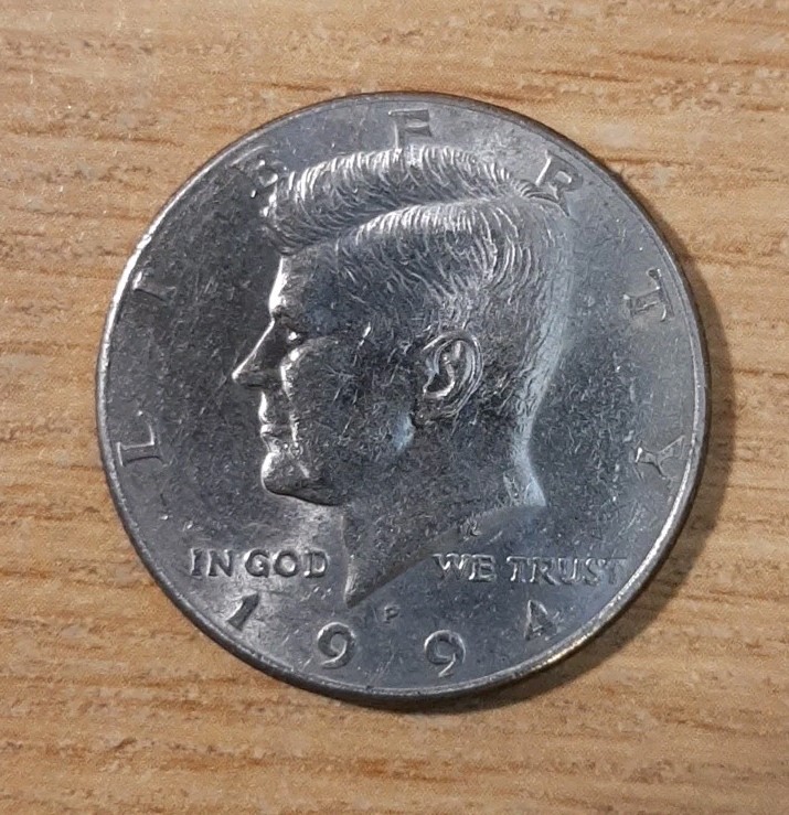 1994-P JOHN F KENNEDY HALF DOLLAR FIFTY CENTS PHILADELPHIA AMERICA USA MM2