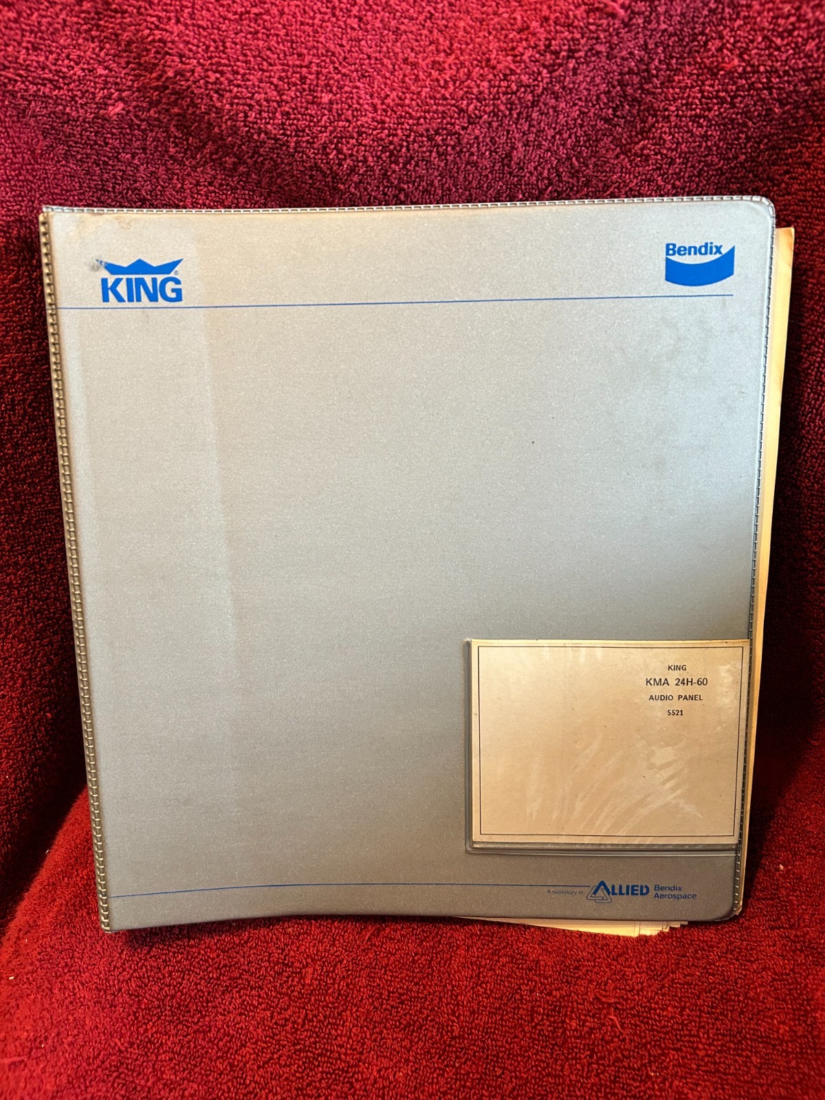 BENDIX/KING KMA 24H-60/KMA 24H-50/54 INSTALL/MAINTENANCE MANUAL