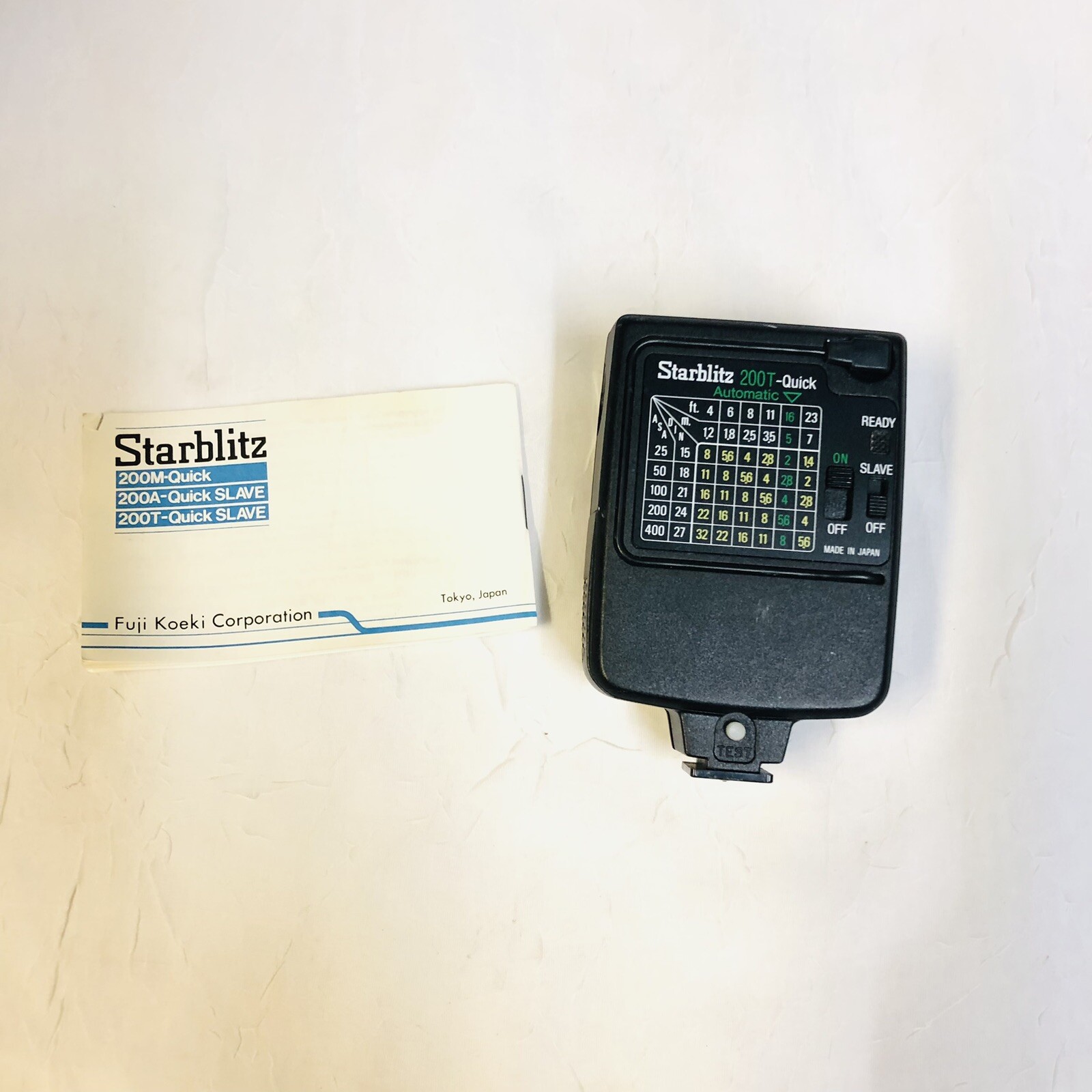 Starblitz 200T Quick Slave Electronic Flash Unit NOT TESTED Parts/Repair ONLY