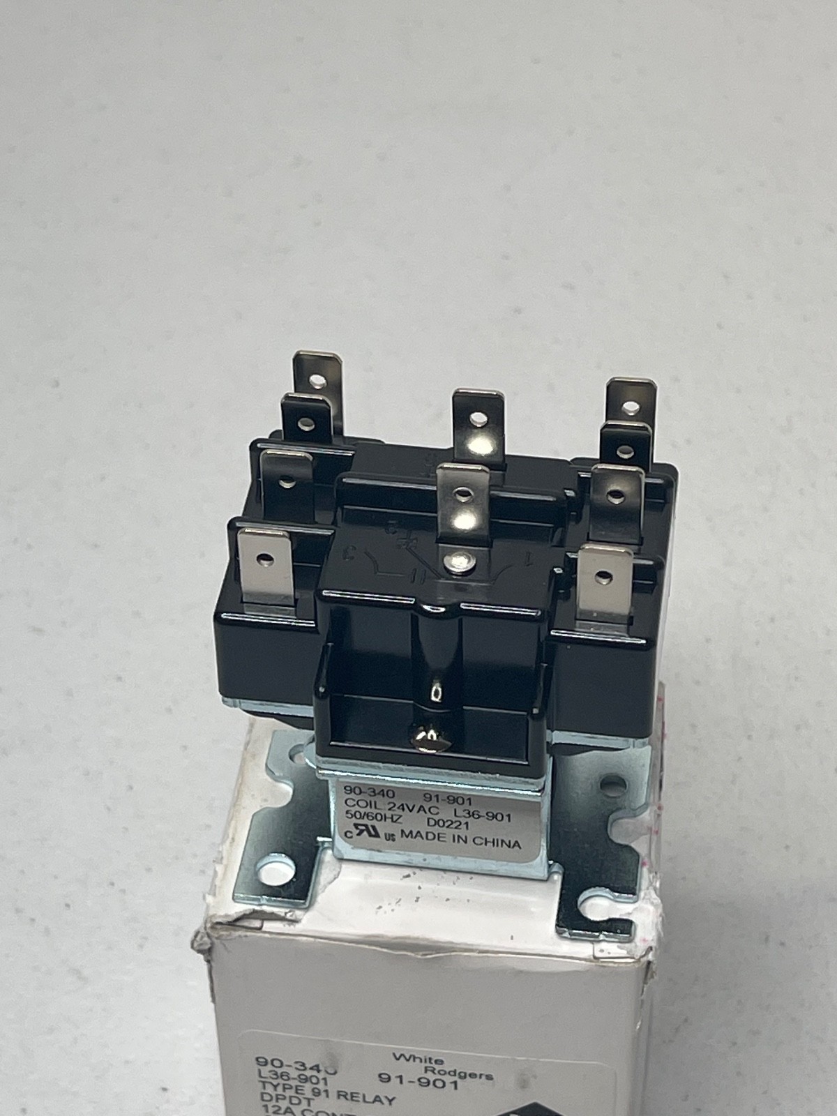 White-Rodgers 90-340 Switching Relay 24VAC