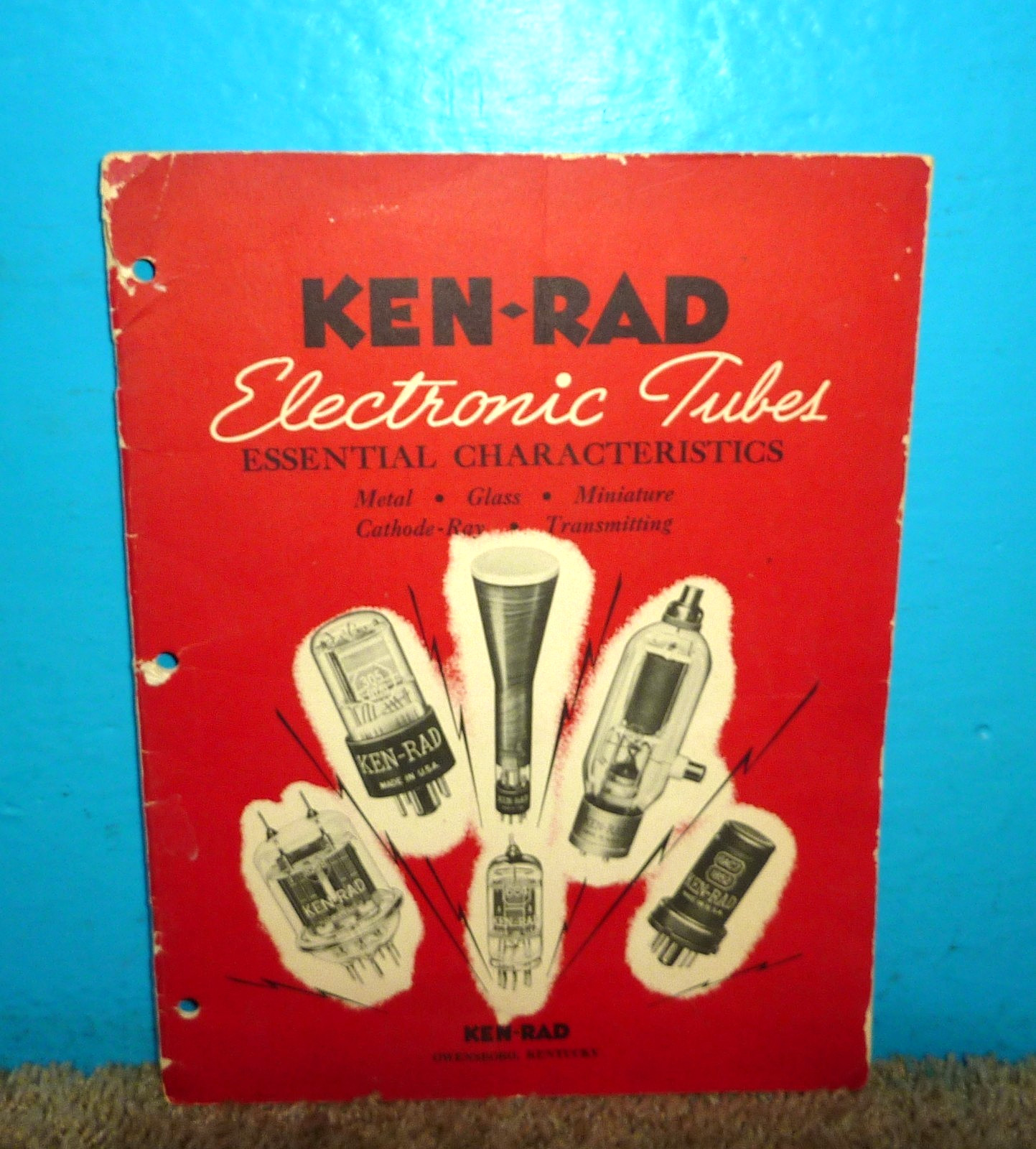 Ken-Rad Electronic Tubes Essential Characteristics Catalog 1945