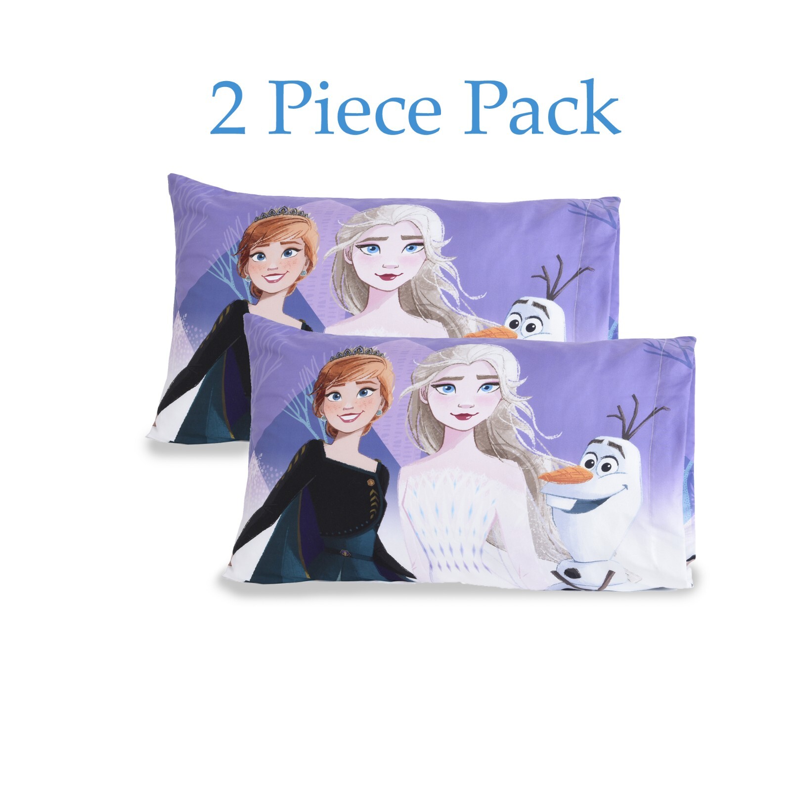 New Frozen II Standard Pillowcase for Kids (20x30) Inch [2 Pcs Pillowcase Only]