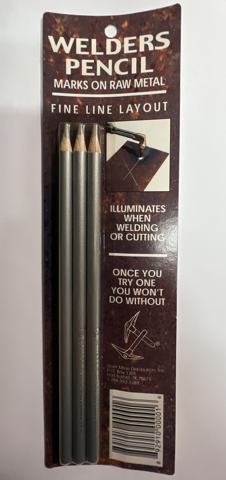 Silver Mine Welders Welding Pencils Qty 3 Fine Line Layout