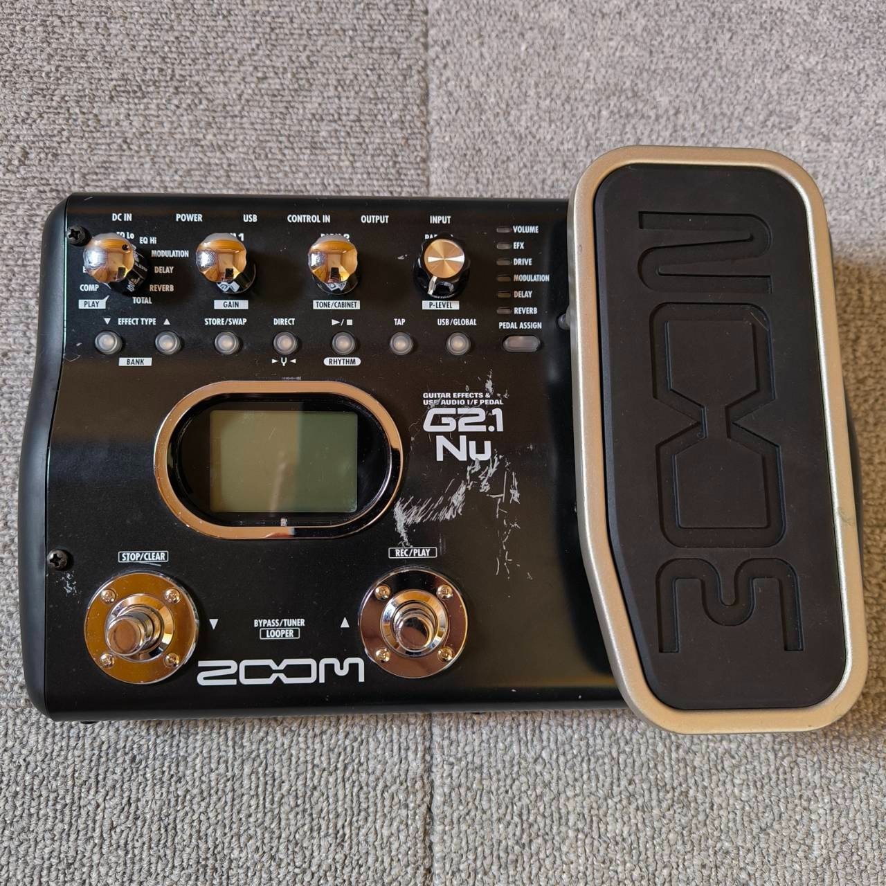 Zoom G2.1Nu Guitar Multi-Effects Pedal and USB Audio Interface Unit w/AC Adapter