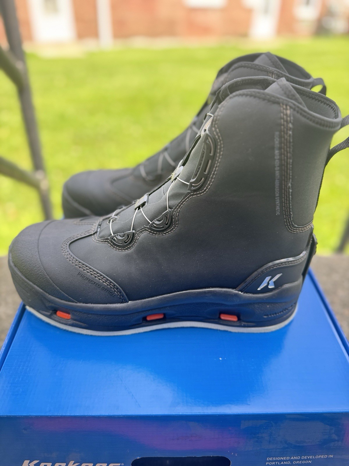 Korkers Devil's Canyon OmniTrax BOA Wading Boots Men's US 15 Black