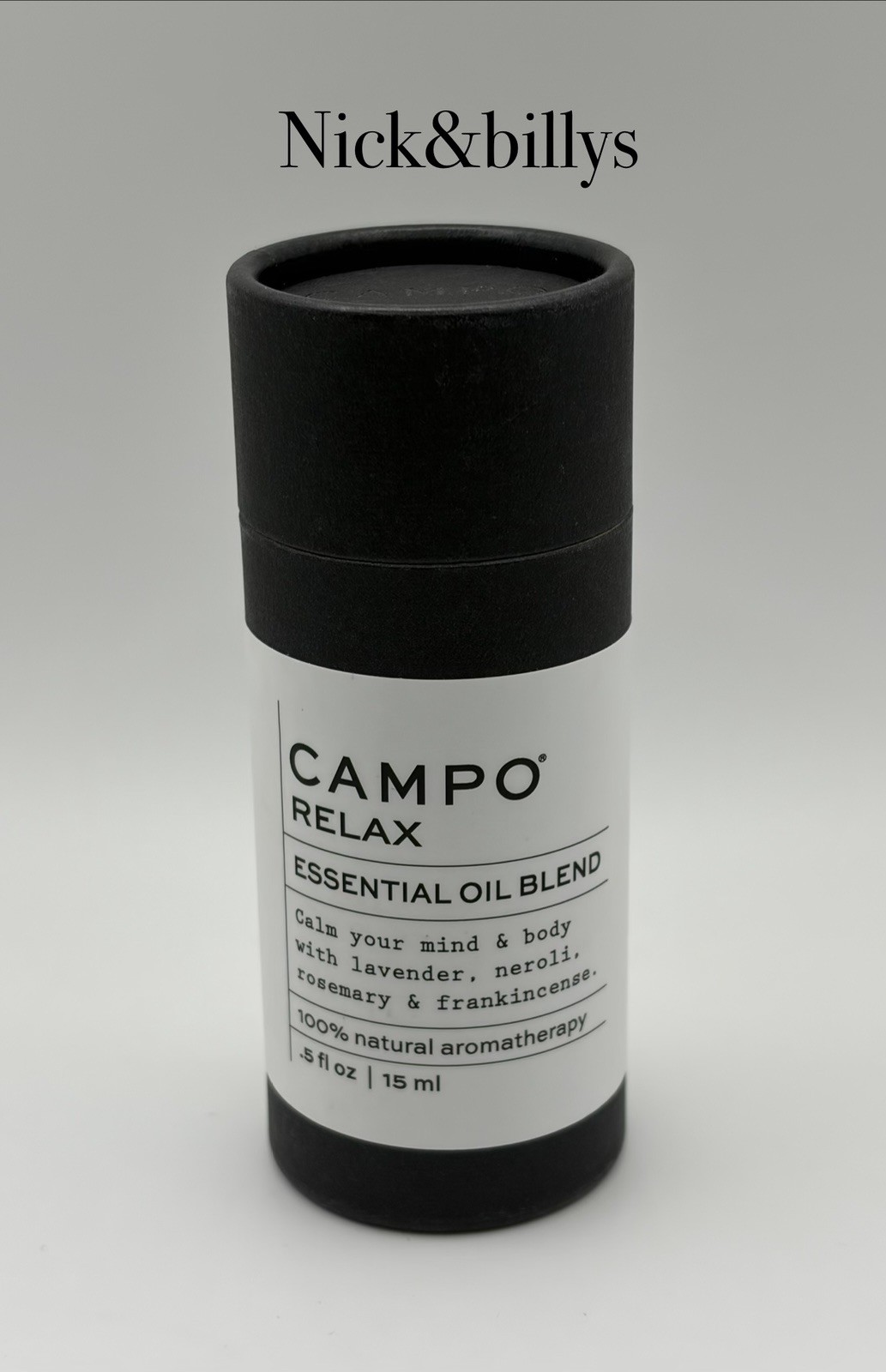 NEW NIB Campo Essential Oil Blend RELAX 15ml/0.5oz Free Shipping SEALED ATHNTC
