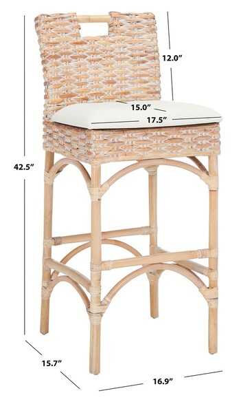Safavieh FREMONT BARSTOOL, Reduced Price 2172771752 FOX6532D