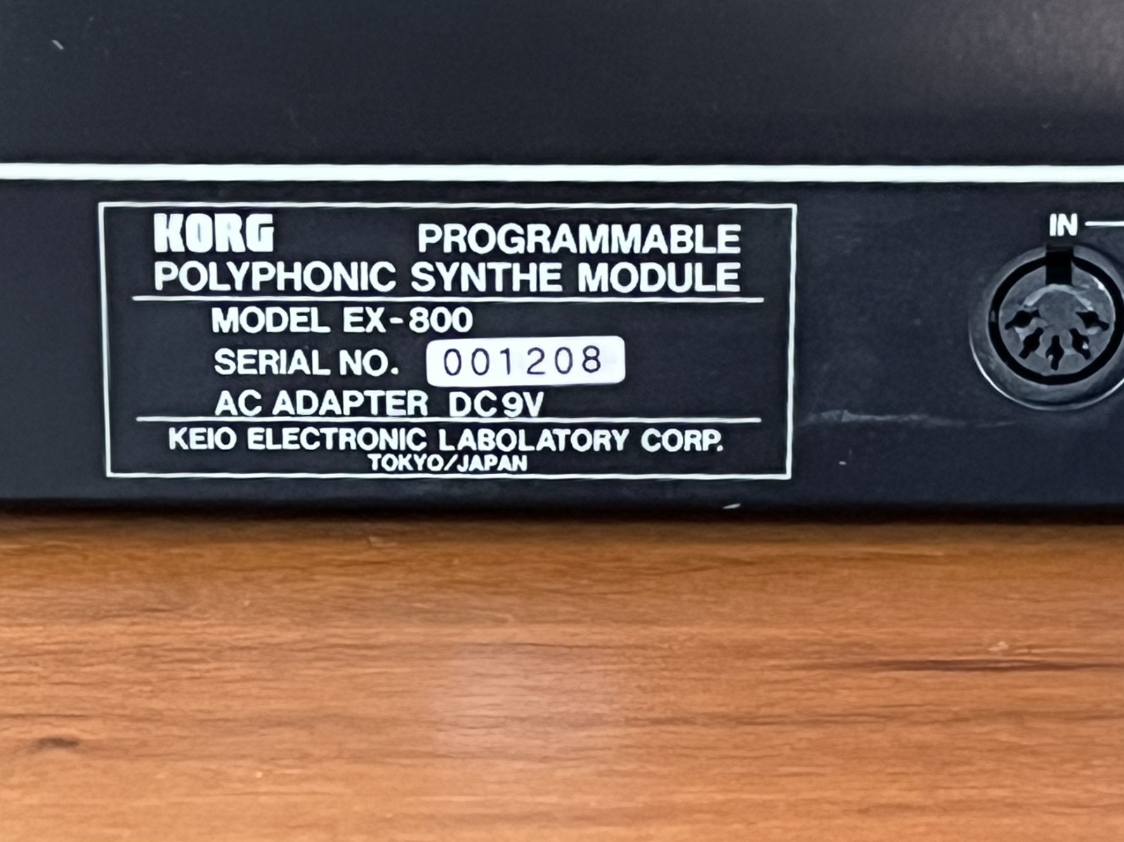 Korg EX-800 MIDI Synth Poly800