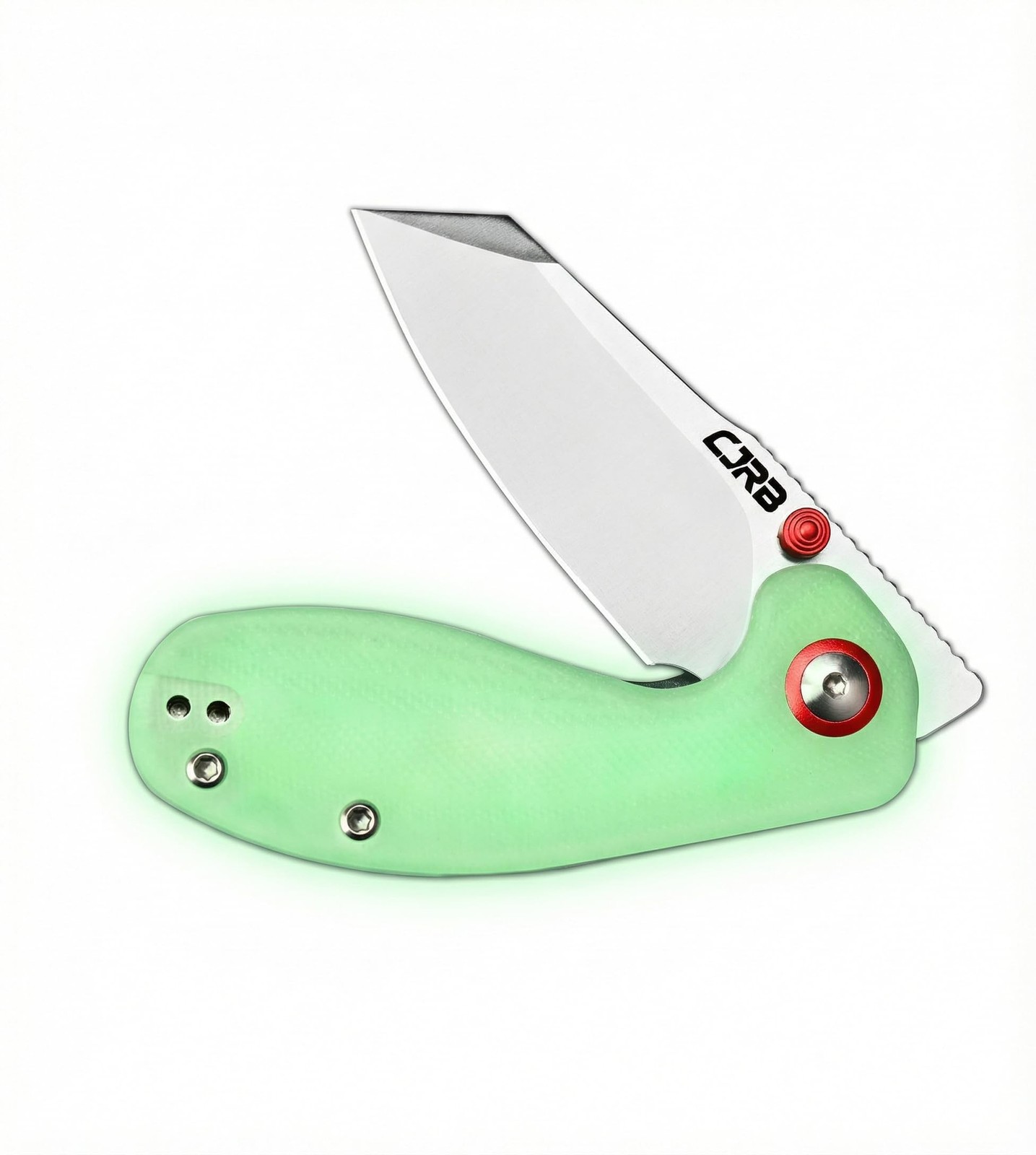 CJRB Maileah Glow in the Dark G10 Handle Pocket Knife for Men, 2.39'' AR-RPM9...