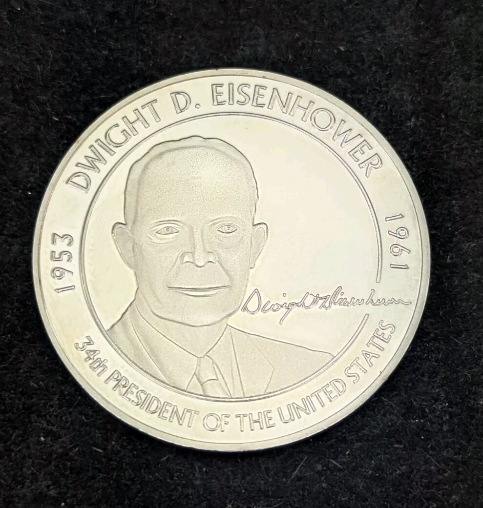 Dwight Eisenhower 34th President Supreme Allied Commander Commemorative Coin