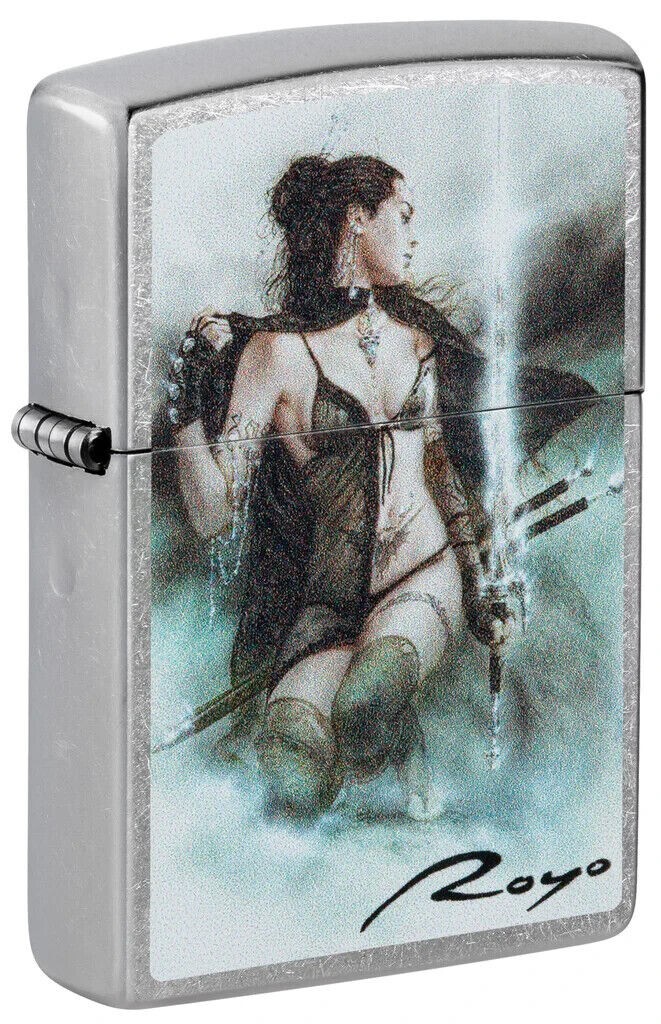 Zippo Luis Royo Fierce Warrior Design Street Chrome 48962