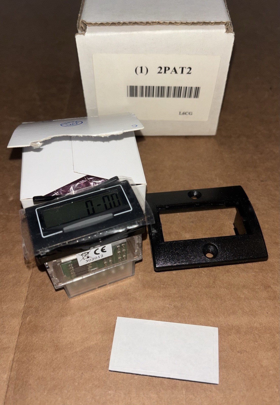 ENM L6 LCD Hour Meter, Rectangular 2PAT2 NEW