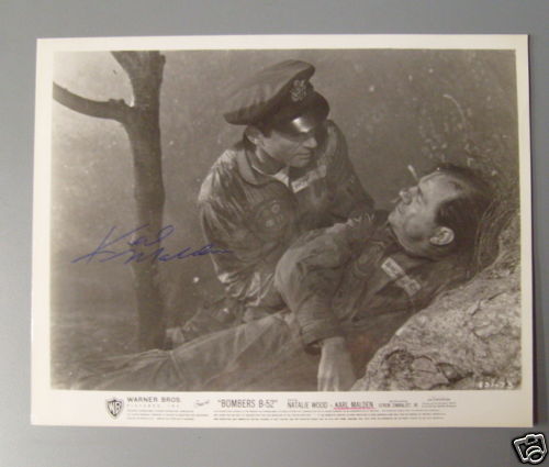 KARL MALDEN SIGNED AUTOGRAPH 8X10 PHOTO COA AUTO*