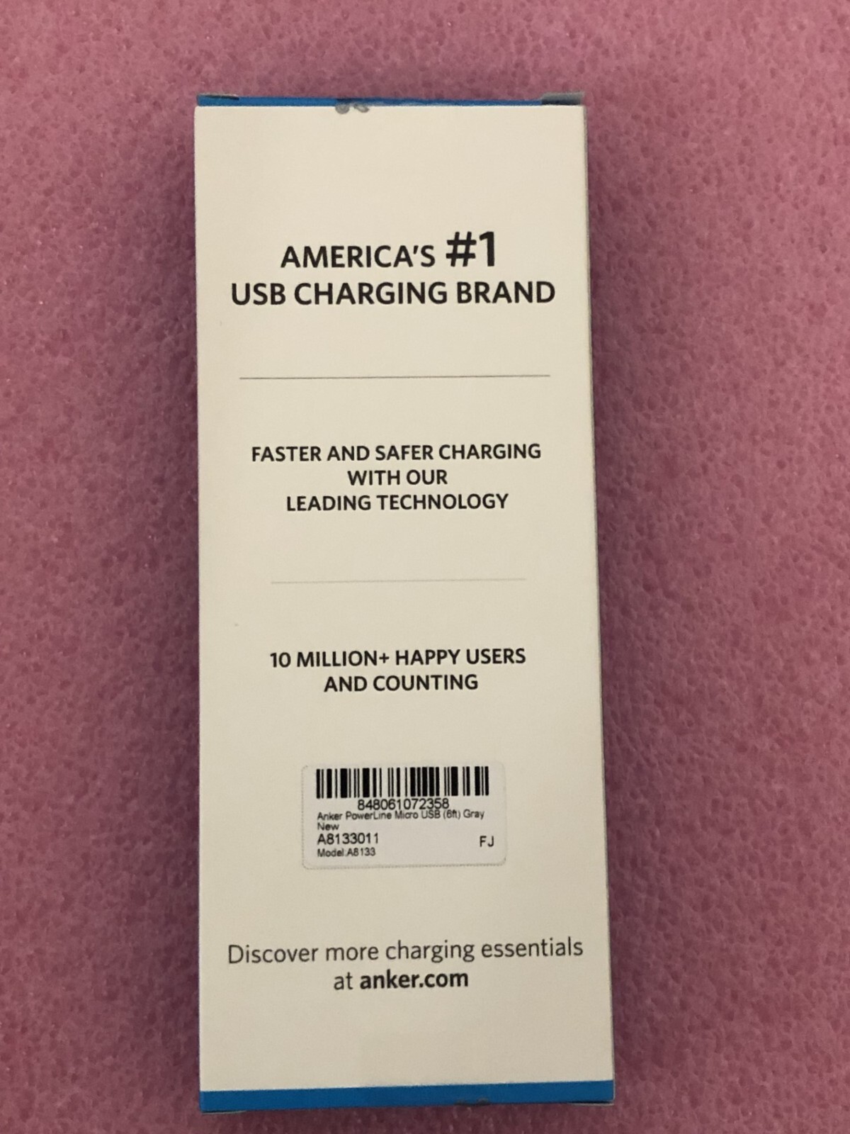 Anker Powerline Micro USB 6ft (Gray) A8133