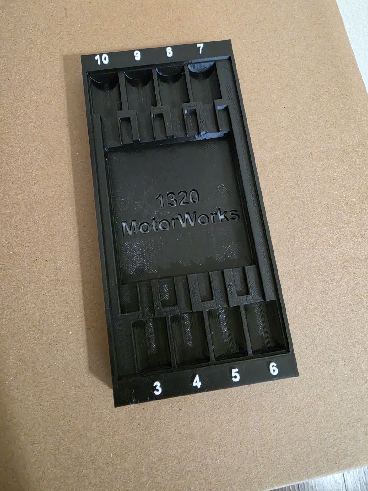 Long Metric Hex Socket Tool Organizer