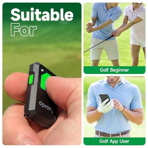Golf GPS Range Finder Work with APP, Golf GPS Device with Voice Output