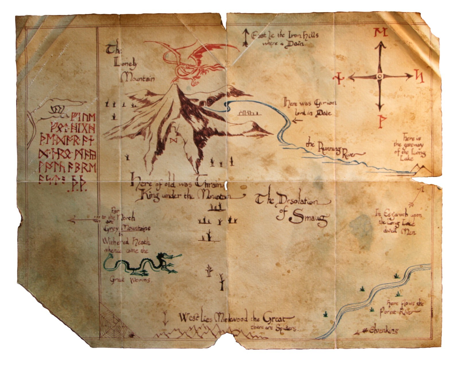 Thror's Map by Magnoli Props