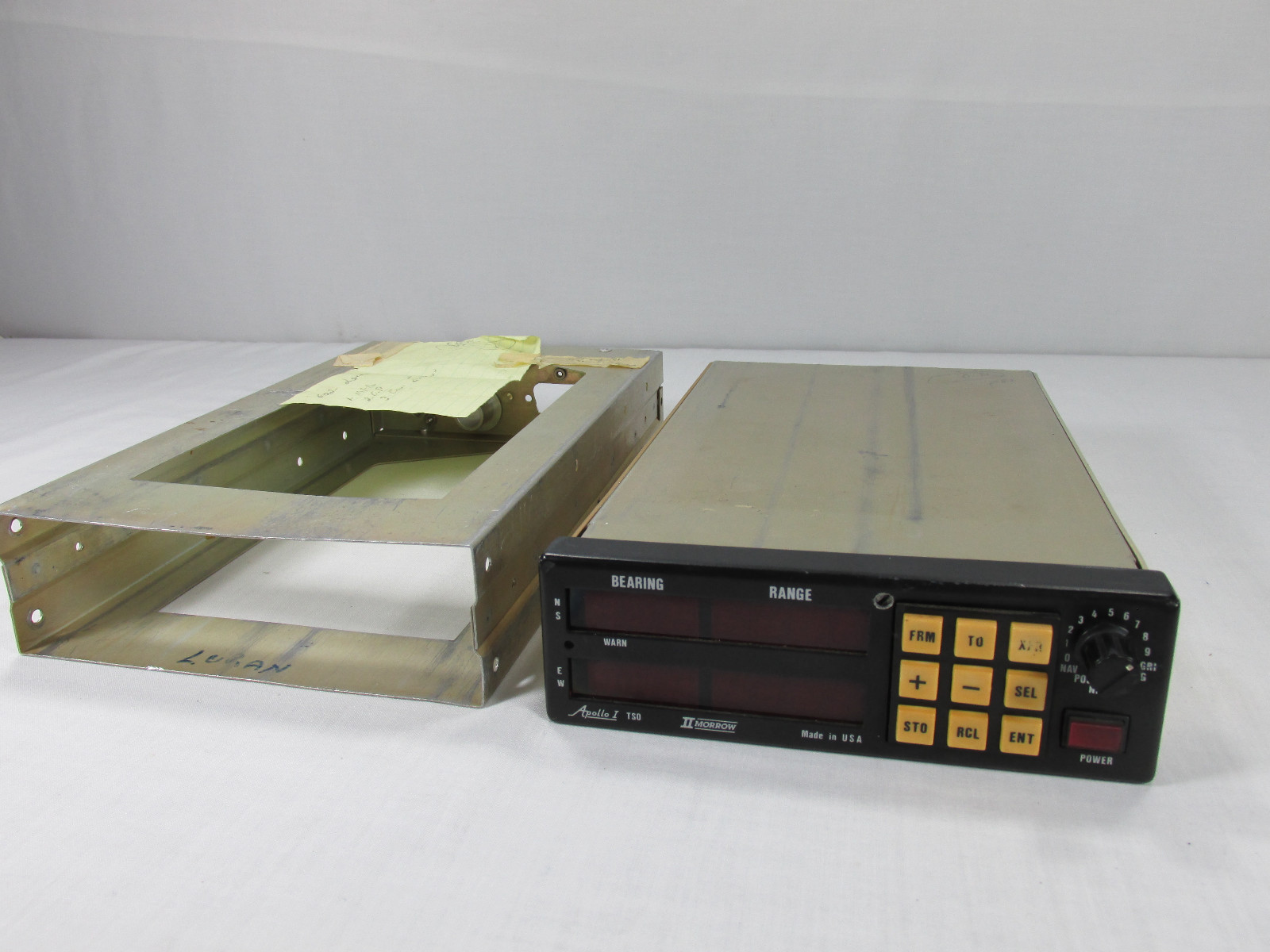 Apollo I TSO II Morrow 602 Loran C Nav Receiver 430-9801-001 With Mounting Rack