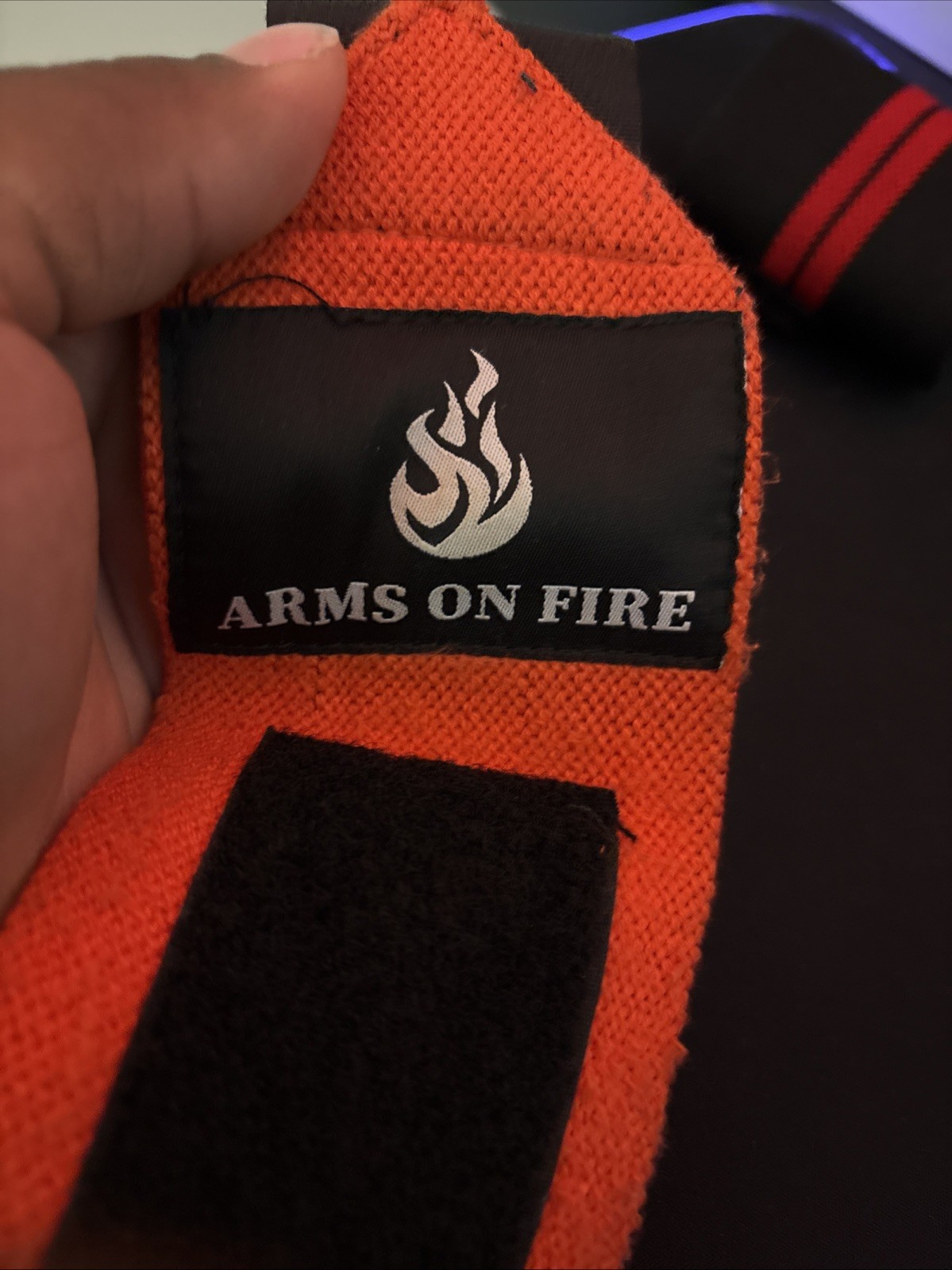 ARMS ON FIRE Wrist, Weight-Lifting, Strength Wrap