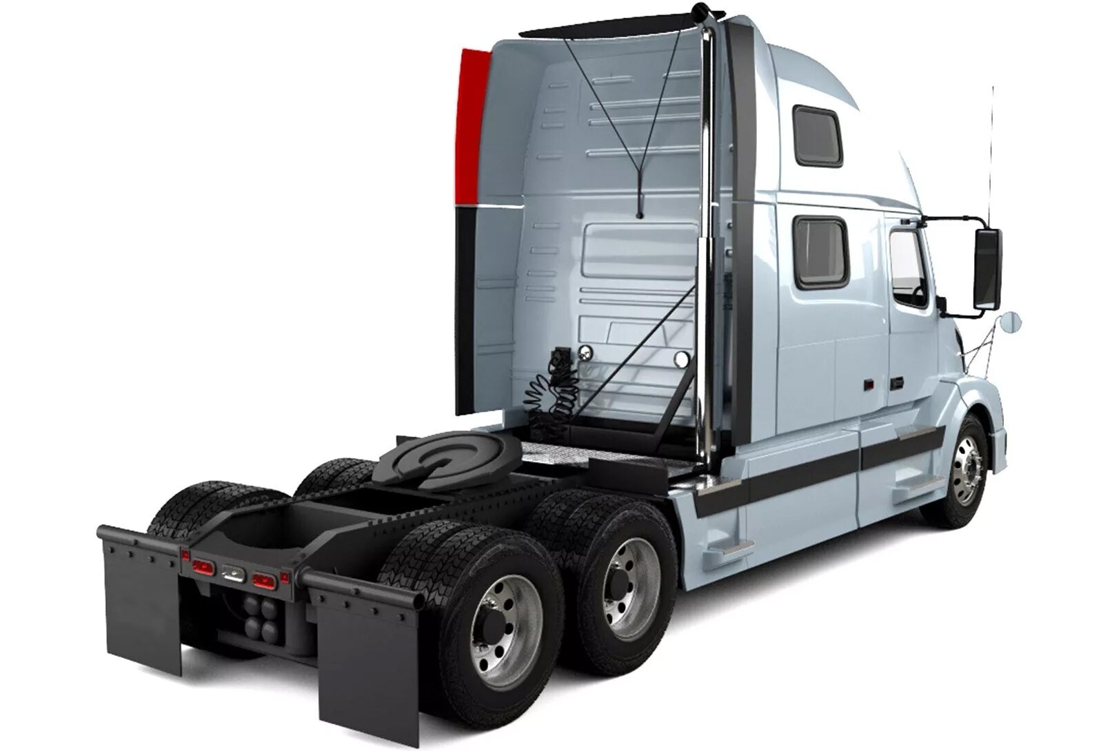 Compatible with Volvo VNL 2004-2017 Upper Wind Cab Fairing Deflector Left