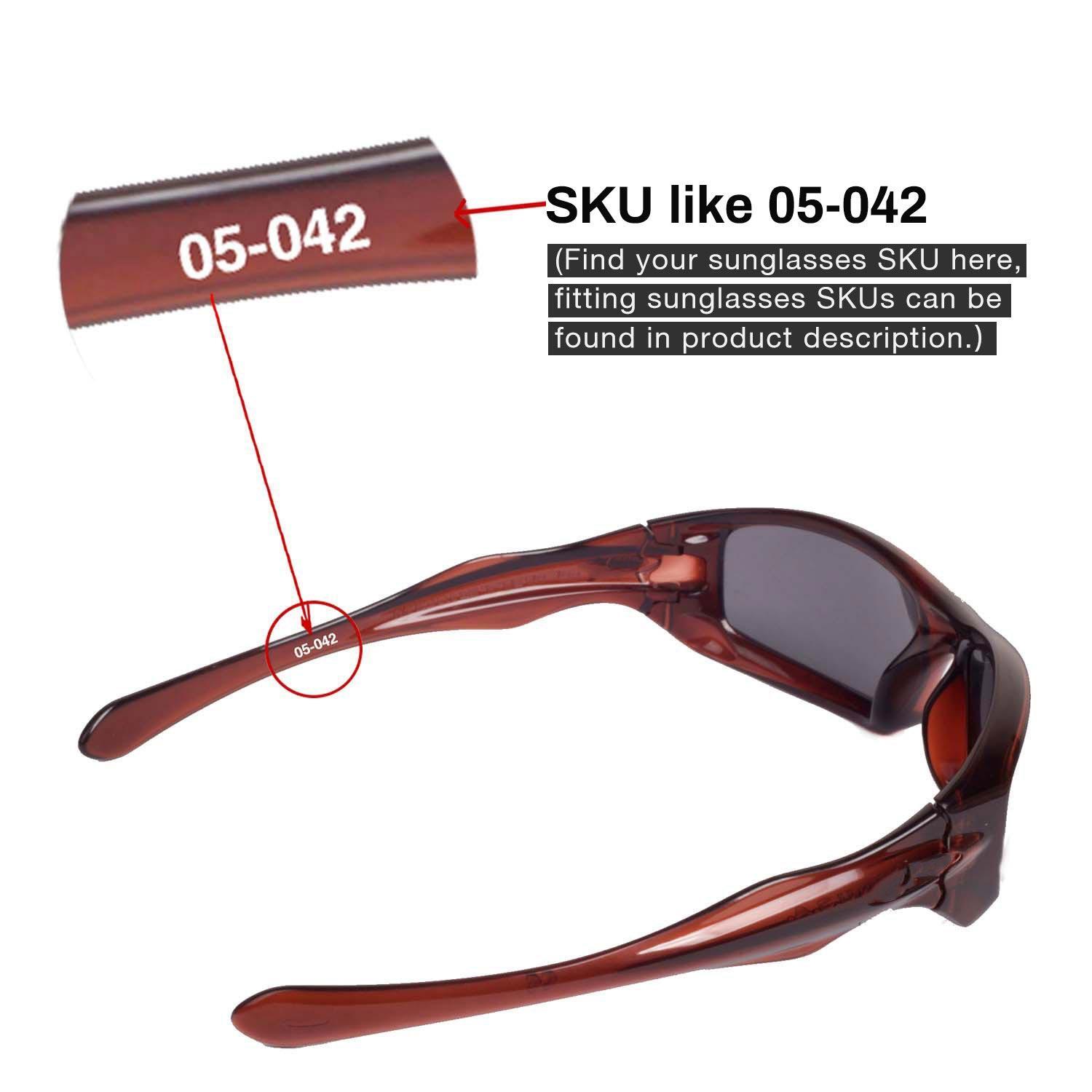 Walleva Black Polarized Replacement Lenses For Oakley Monster Pup