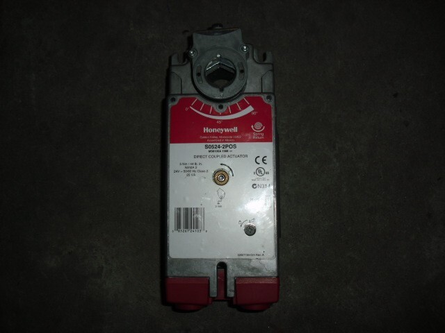Honeywell S0524-2POS MS8105A 1008 Direct Coupled Actuator 44lb-in 24V