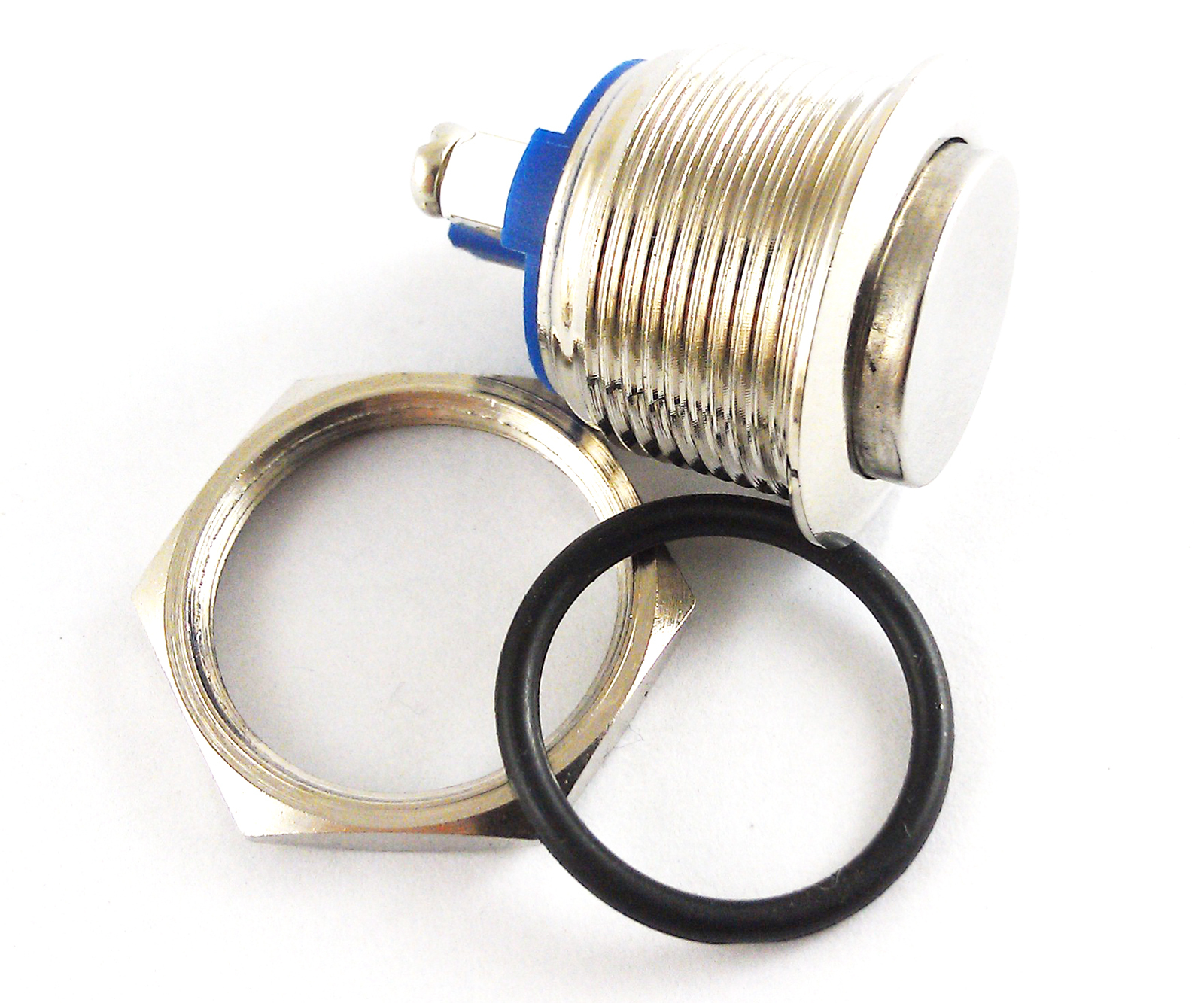 5pcs Metal High Flush Push Button Momentary Horn Waterproof Switch 19mm QN19-A3