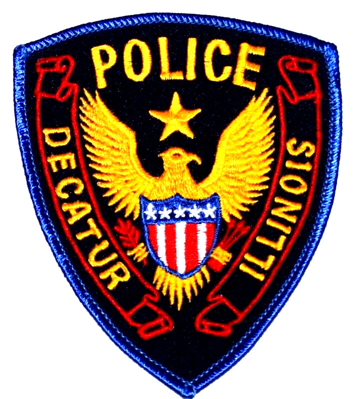 DECATUR ILLINOIS IL Sheriff Police Patch STAR OVER GOLDEN EAGLE