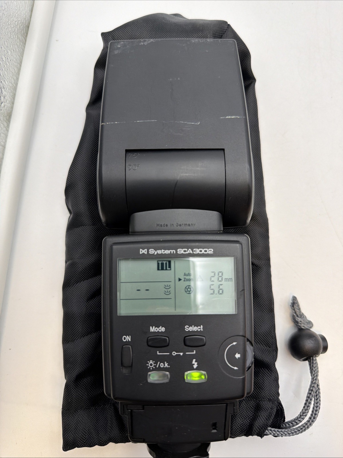 Metz Flash 54 MZ-4 Digital with SCA3402 Foot for Nikon Mount Flash SCA System