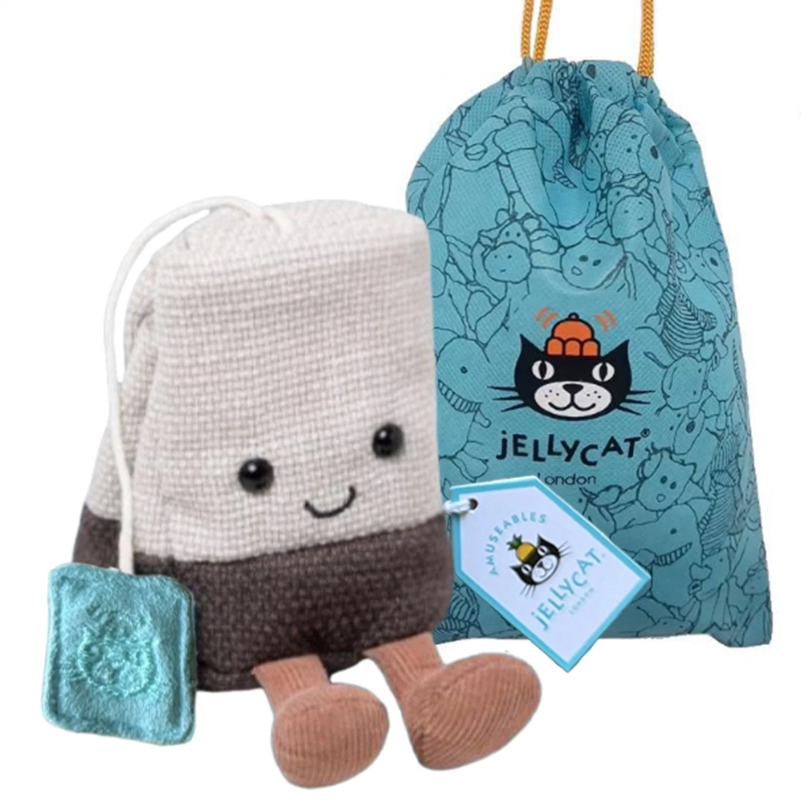 Jelly Cat Amuseable Steepy Tea Bag UK Exclusive Brand New With Tags In Hand